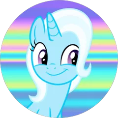 Size: 250x250 | Tagged: safe, artist:myequestria, derpibooru import, trixie, pony, unicorn, abstract background, female, mare, solo