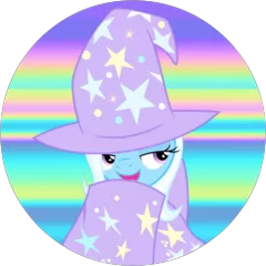 Size: 250x250 | Tagged: safe, artist:myequestria, derpibooru import, trixie, pony, unicorn, abstract background, female, mare, solo