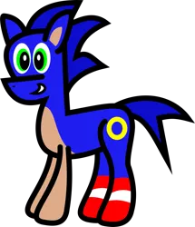 Size: 1678x1951 | Tagged: safe, artist:lightningbolt, derpibooru import, ponified, earth pony, pony, .svg available, 1000 hours in inkscape, grin, male, sidemouth, simple background, smiling, socks (coat marking), solo, sonic the hedgehog, sonic the hedgehog (series), species swap, svg, transparent background, vector