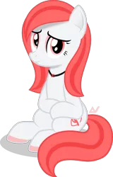 Size: 2085x3260 | Tagged: safe, artist:arifproject, derpibooru import, oc, oc:hide image, ponified, unofficial characters only, earth pony, pony, derpibooru, derpibooru ponified, jewelry, meta, necklace, simple background, sitting, smiling, solo, transparent background, vector