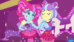 Size: 1920x1080 | Tagged: safe, derpibooru import, screencap, kiwi lollipop, supernova zap, equestria girls, equestria girls series, sunset's backstage pass!, spoiler:eqg series (season 2), k-lo, postcrush, su-z