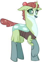 Size: 751x1119 | Tagged: artist:eonionic, derpibooru import, hybrid, interspecies offspring, magical lesbian spawn, nonbinary, oc, oc:maxillea, offspring, parent:ocellus, parents:yonellus, parent:yona, safe, simple background, solo, transparent background, unofficial characters only, yakling