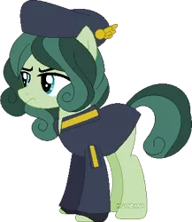 Size: 346x398 | Tagged: safe, artist:space-higanbana, derpibooru import, oc, pony, base used, clothes, female, hat, mare, simple background, solo, transparent background
