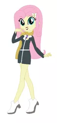 Size: 292x624 | Tagged: safe, artist:cookiechans2, artist:fjessemcsm, derpibooru import, fluttershy, human, equestria girls, ace attorney, barely eqg related, base used, capcom, clothes, crossover, high heels, jewelry, mia fey, necklace, scarf, shoes