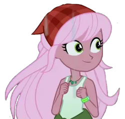 Size: 2048x1960 | Tagged: safe, derpibooru import, edit, edited screencap, screencap, raspberry lilac, equestria girls, equestria girls series, let it rain, spoiler:eqg series (season 2), background removed, simple background, solo, transparent background