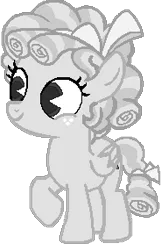 Size: 184x285 | Tagged: artist:drypony198, black and white, black and white cartoon, bow, cartoon, cozybetes, cozy glow, cute, derpibooru import, female, filly, grayscale, monochrome, pacman eyes, safe