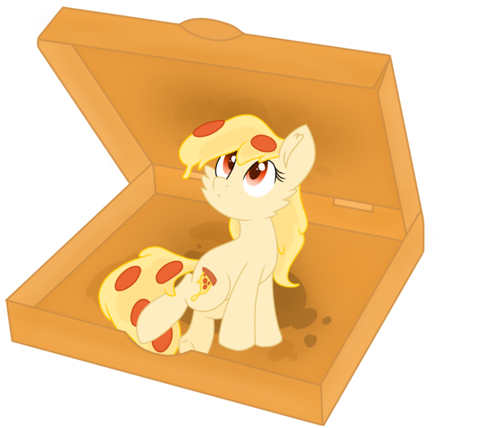 Size: 1848x1655 | Tagged: safe, artist:rainbow eevee, derpibooru import, oc, oc:mozzarella orgy, ponified, unofficial characters only, food pony, original species, pizza pony, pony, cute, female, food, no shading, pizza, red eyes, simple background, solo, transparent background