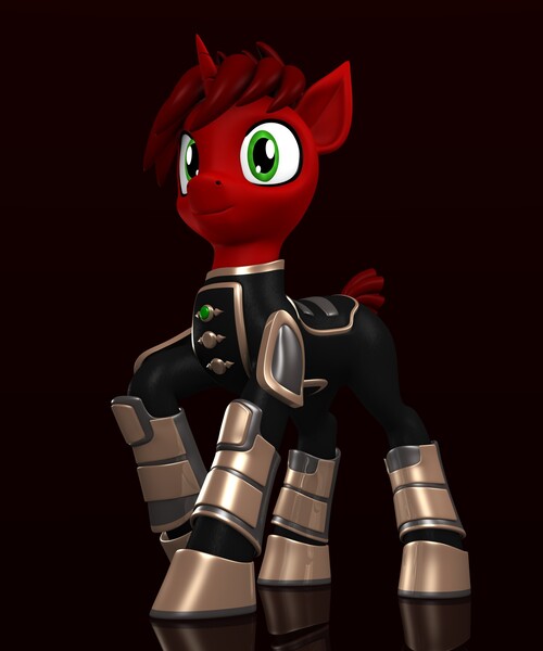 Size: 2500x3000 | Tagged: safe, artist:argos90, derpibooru import, oc, unofficial characters only, unicorn, 3d, armor, knight