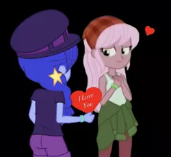 Size: 1031x946 | Tagged: safe, derpibooru import, raspberry lilac, space camp (character), equestria girls, equestria girls series, spoiler:eqg series (season 2), female, heart, holiday, lesbian, love, shipping, spacelilac, valentine's day