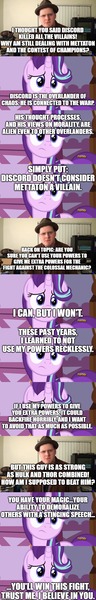Size: 500x3124 | Tagged: atop the fourth wall, comic, derpibooru import, edit, edited screencap, editor:lord you know who, fanfic art, implied discord, linkara, safe, screencap, screencap comic, starlight glimmer