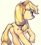 Size: 1113x1218 | Tagged: safe, artist:ceitama, derpibooru import, applejack, earth pony, pony, female, mare, solo