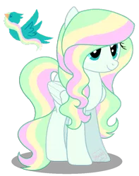 Size: 701x888 | Tagged: safe, artist:awoomarblesoda, derpibooru import, oc, oc:tender sky, unofficial characters only, pegasus, pony, female, magical lesbian spawn, mare, offspring, parent:fluttershy, parent:vapor trail, parents:vaporshy, simple background, solo, transparent background