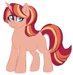 Size: 1024x1043 | Tagged: safe, artist:azure-art-wave, derpibooru import, oc, oc:dawn, pony, unicorn, female, magical lesbian spawn, mare, offspring, parent:sunset shimmer, parent:twilight sparkle, parents:sunsetsparkle, simple background, solo, transparent background