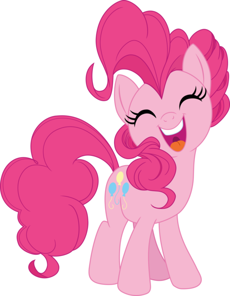 Size: 4656x6000 | Tagged: absurd resolution, artist:pink1ejack, cute, derpibooru import, eyes closed, kotobukiya, open mouth, pinkie pie, safe, simple background, smiling, solo, transparent background, vector