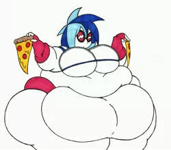 Size: 4449x3921 | Tagged: suggestive, artist:miss-britt, derpibooru import, vinyl scratch, equestria girls, absurd resolution, bbw, belly, belly button, big belly, big breasts, breasts, busty vinyl scratch, butt, fat, female, food, huge belly, huge butt, impossibly large belly, impossibly large butt, large butt, meat, morbidly obese, obese, pepperoni, pepperoni pizza, pizza, simple background, ssbbw, sunglasses, vinyl ass, vinyl fat, white background