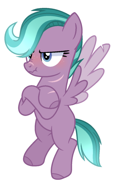 Size: 860x1236 | Tagged: safe, artist:pink-soul27, derpibooru import, oc, pegasus, pony, female, mare, scrunchy face, simple background, solo, transparent background, two toned wings, wings