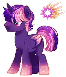 Size: 569x669 | Tagged: safe, artist:cabbage-arts, derpibooru import, oc, oc:star shooter, unofficial characters only, alicorn, pony, base used, male, offspring, parent:flash sentry, parent:twilight sparkle, parents:flashlight, simple background, solo, stallion, transparent background