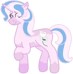 Size: 1112x1117 | Tagged: safe, artist:kindheart525, derpibooru import, oc, oc:primrose, unofficial characters only, pony, unicorn, kindverse, offspring, parent:fancypants, parent:fleur-de-lis, parents:fancyfleur, pinto, simple background, solo, transparent background, vitiligo