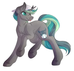 Size: 3342x3210 | Tagged: safe, artist:amazing-artsong, derpibooru import, oc, oc:slugger, unofficial characters only, pony, unicorn, cap, hat, high res, male, simple background, solo, stallion, tongue out, transparent background