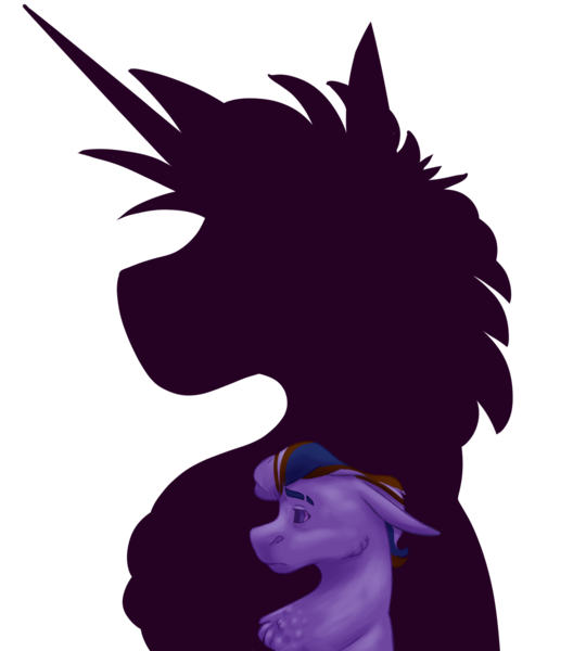 Size: 1800x2000 | Tagged: safe, artist:parrpitched, deleted from derpibooru, derpibooru import, neon lights, rising star, oc, oc:soulful sonata, unofficial characters only, pony, bust, offspring, parent:neon lights, parent:oc:aria cappella, parents:canon x oc, portrait, silhouette, simple background, transparent background