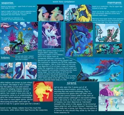 Size: 1691x1569 | Tagged: safe, derpibooru import, adagio dazzle, aria blaze, cassie, electra, sonata dusk, hippocampus, kelpie, mermaid, merpony, seahorse, seapony (g4), siren, equestria girls, my little pony: the movie, under the sparkling sea, comic, jewel, meta, the dazzlings, theory, wotor hors