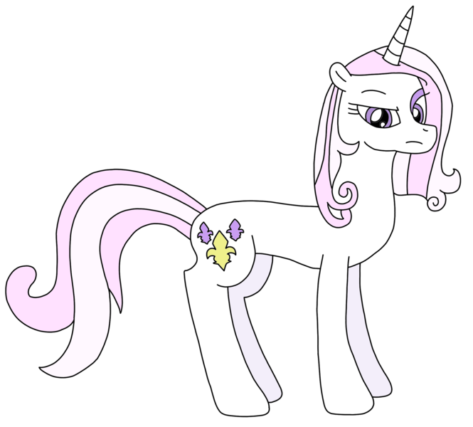 Size: 2173x1961 | Tagged: safe, artist:supahdonarudo, derpibooru import, fleur-de-lis, unicorn, raised eyebrow, simple background, transparent background, unamused