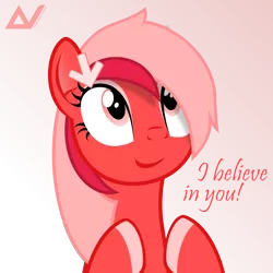 Size: 1500x1500 | Tagged: safe, artist:arifproject, derpibooru import, oc, oc:downvote, ponified, unofficial characters only, earth pony, pony, derpibooru, cute, derpibooru ponified, downvotes are upvotes, looking up, meta, simple background, smiling, solo, text, vector