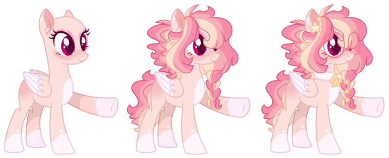 Size: 4464x1818 | Tagged: safe, artist:luqella, derpibooru import, oc, pegasus, pony, bald, base used, female, glasses, mare, simple background, solo, transparent background