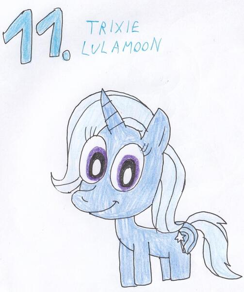 Size: 1024x1222 | Tagged: artist:sithvampiremaster27, derpibooru import, safe, solo, traditional art, trixie