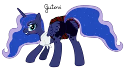 Size: 4447x2501 | Tagged: suggestive, artist:gutovi, derpibooru import, princess luna, alicorn, pony, adorasexy, butt, clothes, cute, female, front knot midriff, horn, mare, midriff, miniskirt, plaid skirt, pleated skirt, plot, school uniform, schoolgirl, sexy, show accurate, show accurate porn, simple background, skirt, solo, technically an upskirt shot, transparent background, wing hands, wing spreading, wings