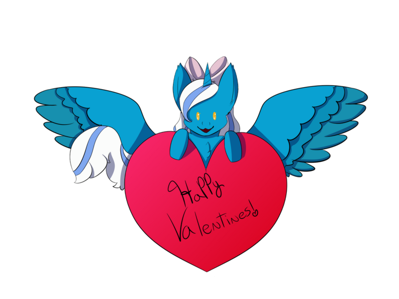 Size: 1024x768 | Tagged: alicorn, artist:angelicharmonyy, bow, chest fluff, derpibooru import, female, hair bow, heart, hearts and hooves day, holiday, looking at you, mare, oc, oc:fleurbelle, safe, simple background, solo, transparent background, unofficial characters only, valentine, valentine's day, wings