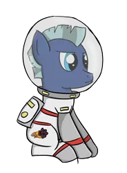 Size: 1132x1542 | Tagged: safe, artist:rasmustom, derpibooru import, oc, oc:space cadet, unofficial characters only, earth pony, pony, /mlp/, 4chan, male, secret santa, simple background, solo, spacesuit, stallion, transparent background