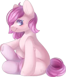 Size: 1505x1752 | Tagged: safe, artist:mxnxii, derpibooru import, oc, oc:kayla, unofficial characters only, earth pony, pony, blushing, clothes, female, mare, simple background, sitting, socks, solo, transparent background