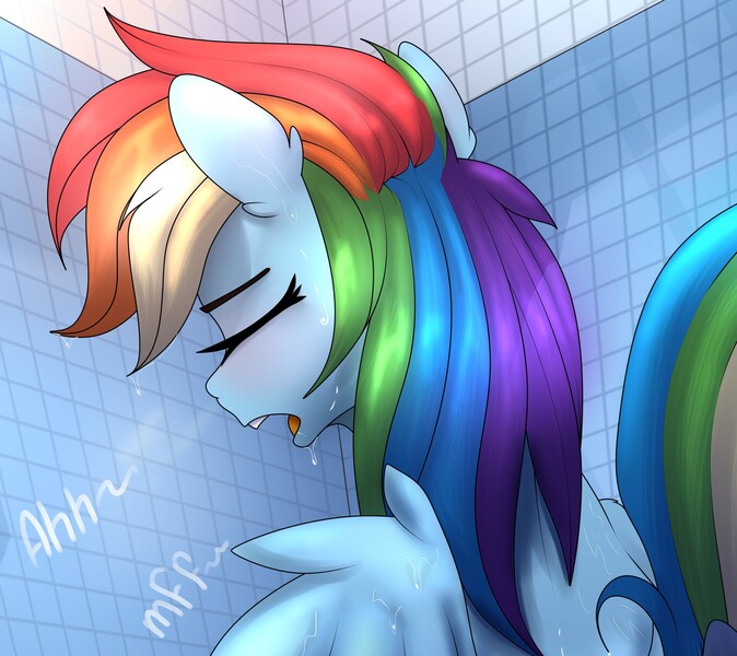 Size: 2383x2120 | Tagged: suggestive, artist:redvais, derpibooru import, edit, rainbow dash, ahegao, cropped, cropped porn, female, moaning, open mouth, solo, solo female, tongue out