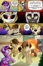 Size: 1280x1949 | Tagged: alicorn, artist:candyclumsy, comic:curse and madness, derpibooru import, mlpcam, nurse, oc, oc:everchanging, oc:fallenlight, safe, twilight sparkle, twilight sparkle (alicorn)