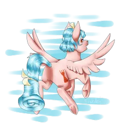 Size: 865x898 | Tagged: safe, artist:fixielle, derpibooru import, cozy glow, pegasus, pony, butt, cozy glutes, cutie mark, female, filly, flying, foal, grin, lidded eyes, looking back, plot, rear view, simple background, smiling, solo, spread wings, transparent background, wings