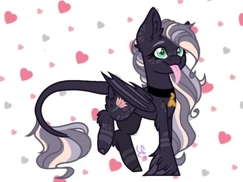 Size: 1200x900 | Tagged: safe, derpibooru import, oc, oc:stacy flower, unofficial characters only, pony, heart, simple background, solo, tongue out, unshorn fetlocks, white background