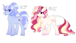 Size: 3500x2000 | Tagged: safe, artist:gigason, derpibooru import, oc, unofficial characters only, pony, unicorn, female, magical lesbian spawn, mare, offspring, parent:princess celestia, parent:princess luna, parent:starlight glimmer, parent:sunset shimmer, parents:starluna, parents:sunsestia, simple background, transparent background