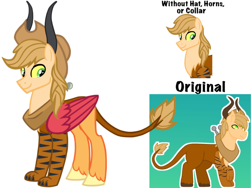 Size: 4500x3375 | Tagged: artist:avatarmicheru, derpibooru import, draconequus, hat, high res, hybrid, interspecies offspring, male, oc, oc:applecore, offspring, parent:applejack, parent:discord, parents:applecord, safe, simple background, solo, transparent background, yoke