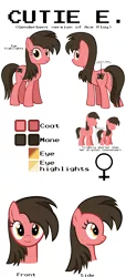 Size: 5000x11000 | Tagged: safe, artist:mrkat7214, derpibooru import, oc, oc:ace play, oc:cutie e, unofficial characters only, earth pony, pony, female, mare, pun, reference sheet, rule 63, semi-transparent, semi-transparent background, simple background, solo
