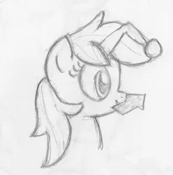 Size: 1995x2019 | Tagged: safe, artist:lovablerobot, derpibooru import, oc, oc:karma, ponified, unofficial characters only, pony, unicorn, black and white, grayscale, monochrome, reddit, simple background, solo, traditional art, upvote, white background