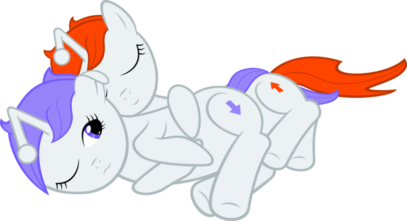 Size: 3321x1806 | Tagged: safe, artist:flutterguy317, derpibooru import, oc, oc:discentia, oc:karma, unofficial characters only, pony, unicorn, .svg available, cuddling, cutie mark, downvote, female, mare, reddit, simple background, snuggling, transparent background, upvote, vector