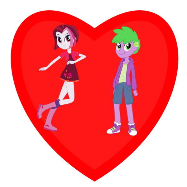 Size: 800x800 | Tagged: artist needed, source needed, safe, derpibooru import, cayenne, spike, human, equestria girls, cayike, female, heart, human spike, humanized, male, shipping, shipping heart, simple background, straight, transparent background