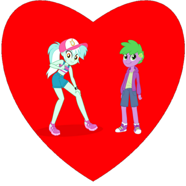 Size: 737x737 | Tagged: safe, derpibooru import, lyra heartstrings, spike, human, equestria girls, female, heart, human spike, humanized, male, shipping, shipping heart, simple background, spyra, straight, transparent background