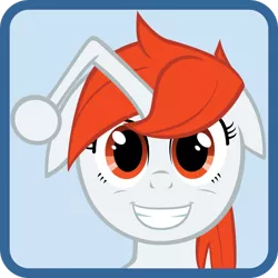 Size: 2449x2449 | Tagged: safe, artist:orangel8989, derpibooru import, oc, oc:karma, ponified, unofficial characters only, pony, unicorn, cute, female, floppy ears, looking at you, mare, ocbetes, reddit, smiling, solo, vector