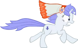 Size: 934x581 | Tagged: safe, artist:perinigricon, derpibooru import, oc, oc:discentia, ponified, unofficial characters only, pony, unicorn, cutie mark, downvote, female, mare, reddit, running, simple background, solo, transparent background, vector, wedding veil