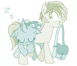 Size: 676x574 | Tagged: artist:sintakhra, bag, carrying, carrying changeling, changeling, changeling laying on pony, cute, derpibooru import, diaocelles, looking back, mouth hold, ocellus, on back, onomatopoeia, safe, sandbar, sleeping, sound effects, tumblr:studentsix, zzz