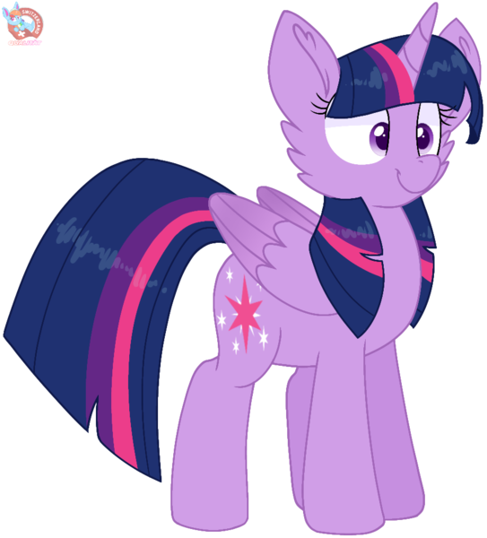 Size: 919x1015 | Tagged: safe, artist:rainbow eevee, derpibooru import, twilight sparkle, twilight sparkle (alicorn), alicorn, pony, adorkable, cheek fluff, colored wings, cute, cutie mark, dork, eyelashes, female, folded wings, gradient wings, grin, mare, purple eyes, simple background, smiling, solo, transparent background, vector, wings