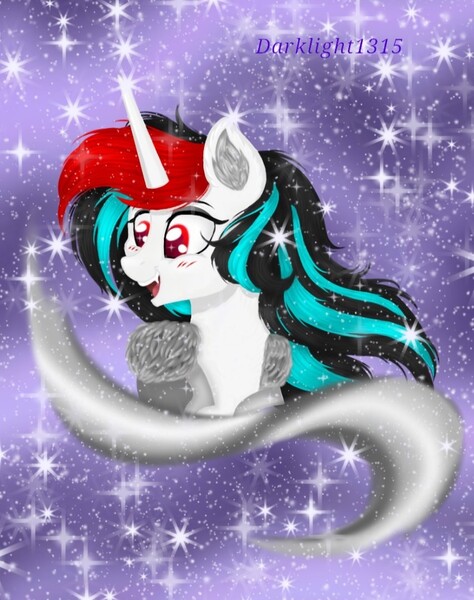 Size: 853x1080 | Tagged: safe, artist:darklight1315, derpibooru import, oc, oc:darklight kvass, pony, unicorn, solo