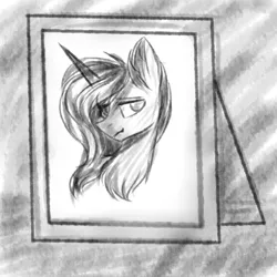 Size: 3000x3000 | Tagged: safe, artist:darklight1315, derpibooru import, oc, oc:darkshadow, pony, unicorn, sketch, solo